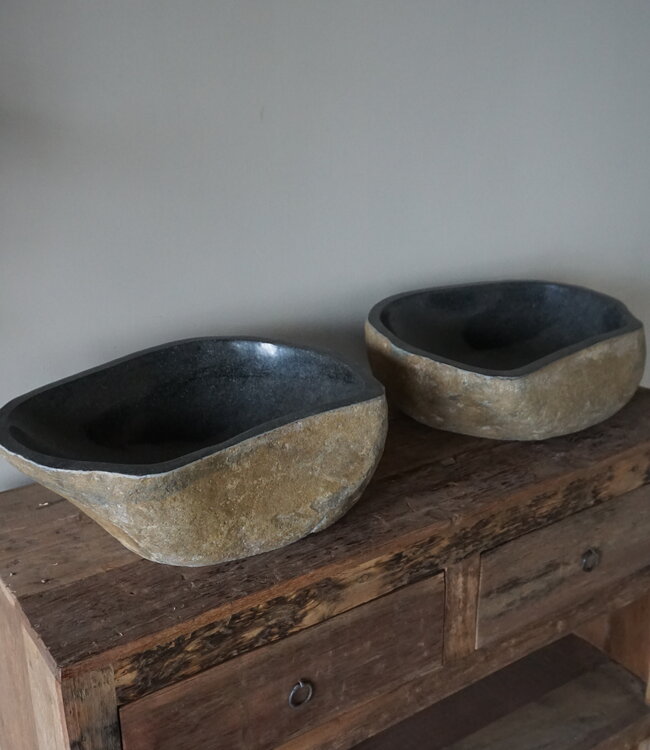 Rene Houtman Waskom Rivierkom | Set Van 2 | H15 x B42 x D31 cm