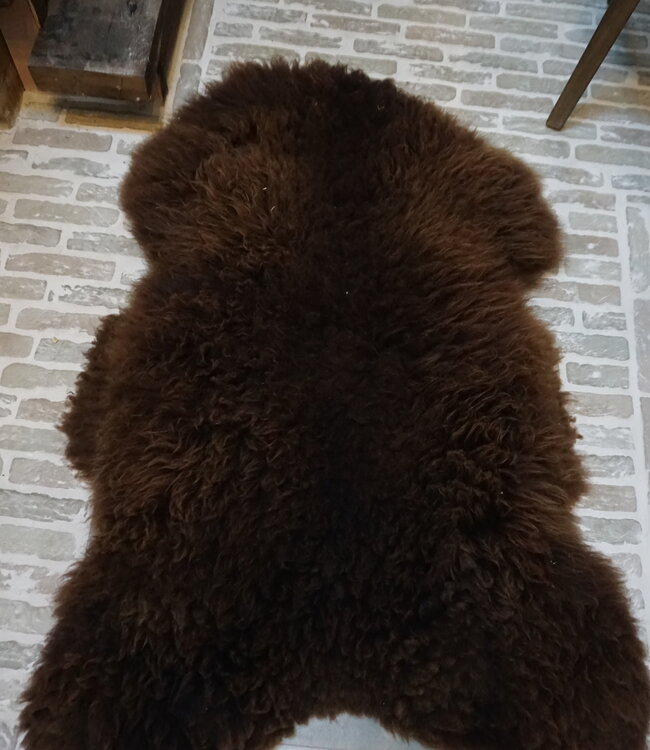 Rene Houtman Schapenvacht Bruin | L128 x B90 cm