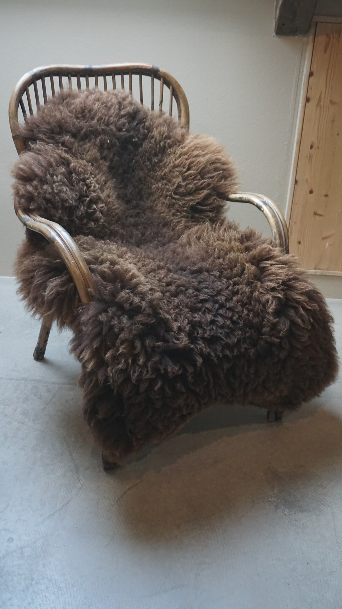 Rene Houtman Schapenvacht Bruin | L128 x B90 cm