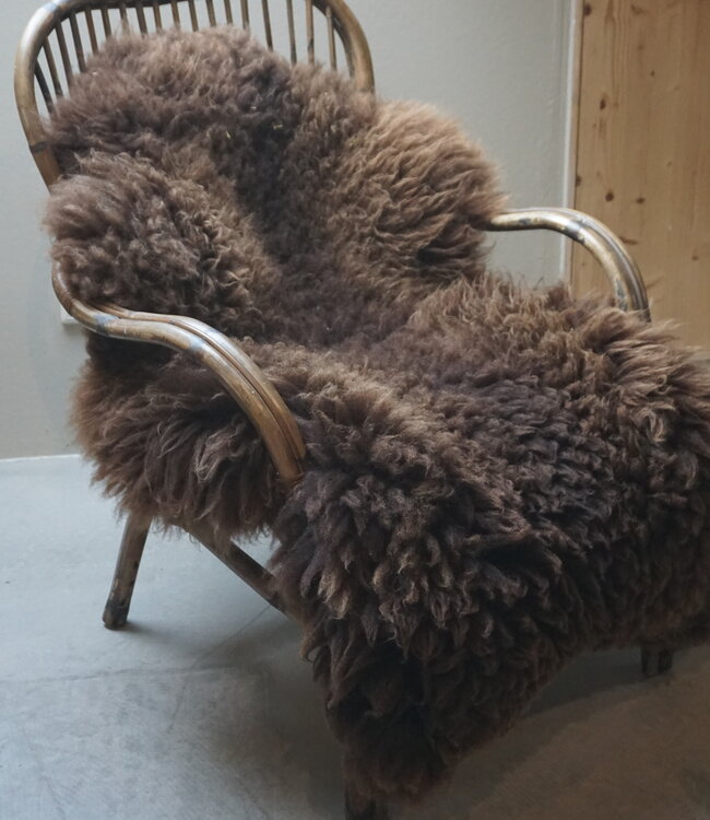 Rene Houtman Schapenvacht Bruin | L128 x B90 cm