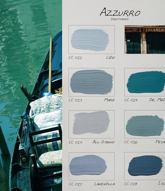 Carte Colori Calcare Italia kalkverf - Mare