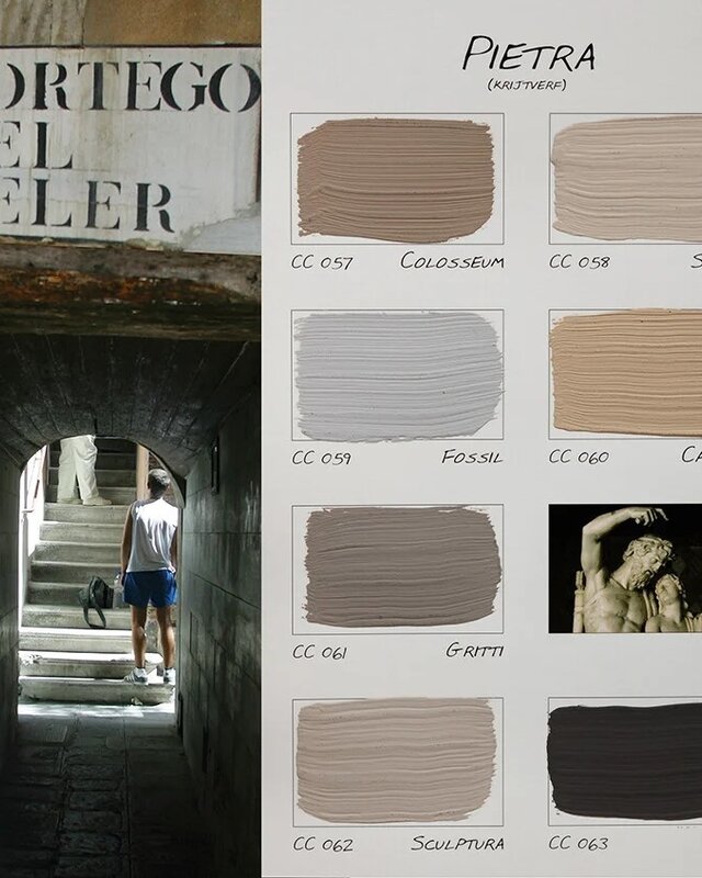 Carte Colori Calcare Italia kalkverf - Colosseum