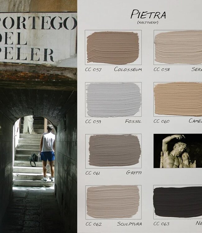 Carte Colori Calcare Italia kalkverf - Colosseum