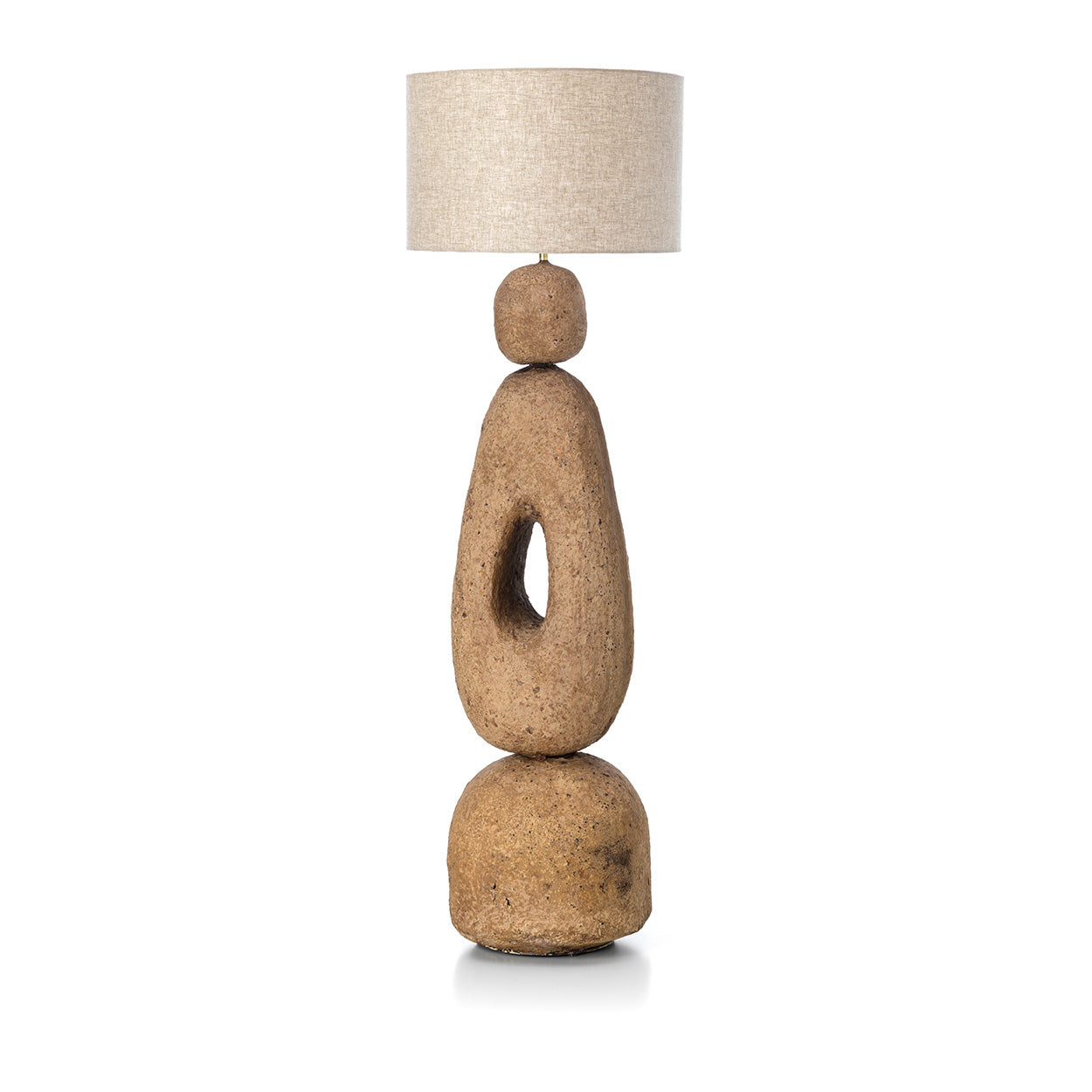 Bazar Bizar Antwerp De Lampatha Christie vloerlamp - modderkleur - XL
