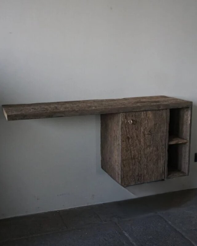 Rene Houtman Zwevend Toiletmeubel Lieke | Geborsteld Eikenhout