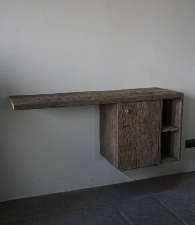 Rene Houtman Zwevend Toiletmeubel Lieke | Geborsteld Eikenhout