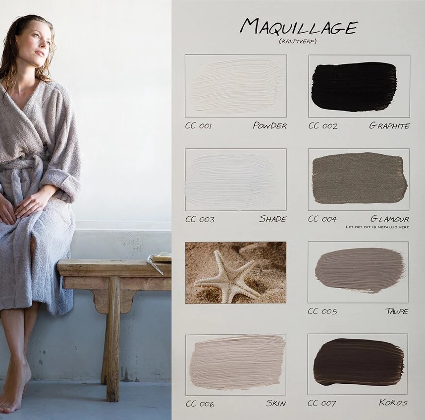 Carte Colori Calcare Italia kalkverf - Taupe