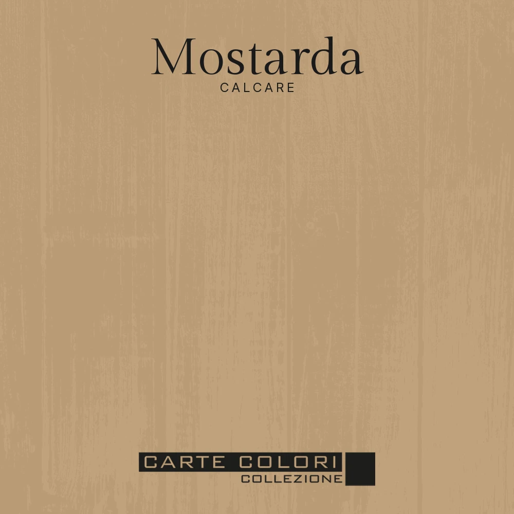 Carte Colori Calcare Italia kalkverf - Mostarda