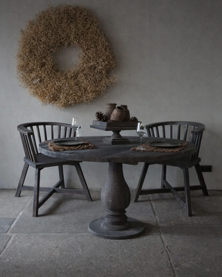Luksa Home Collection Eetkamertafel Rond | Oud Hout | Kies Afmetingen