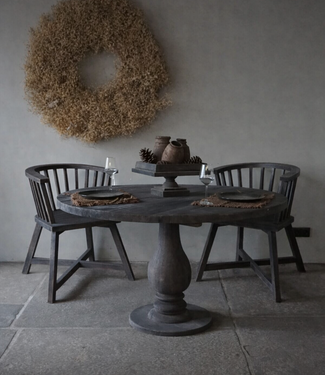 Luksa Home Collection Eetkamertafel Rond | Oud Hout | Kies Afmetingen