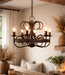 Rene Houtman Kroonluchter Garra | Roest | 6-Arms | H55 x D61 cm