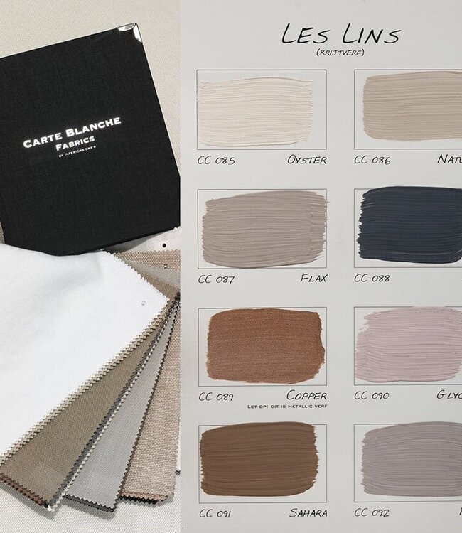 Carte Colori Calcare Italia kalkverf - Flax