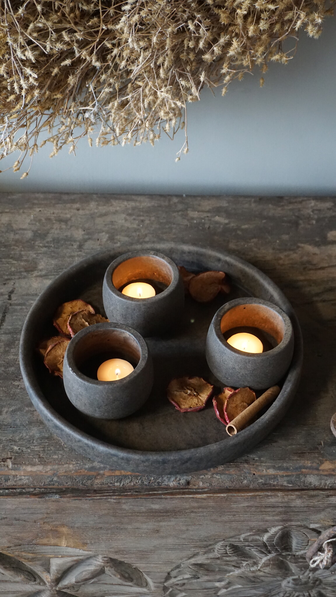 Brynxz Schaal Met Set Van 3 Kopjes | Majestic Brown