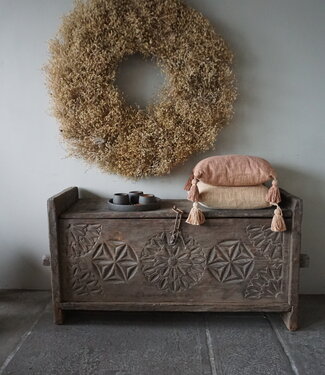 Rene Houtman Himalaya Oud Houten Kist | India | H69 x B130 x D47 cm