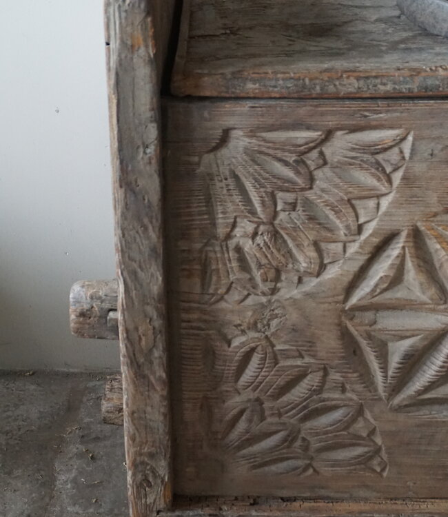 Rene Houtman Himalaya Oud Houten Kist | India | H69 x B130 x D47 cm