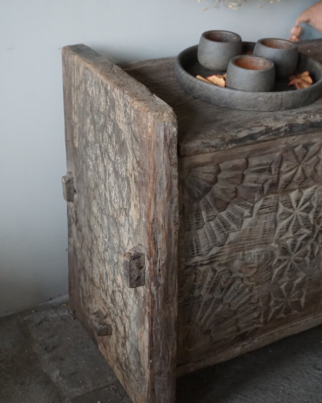 Rene Houtman Himalaya Oud Houten Kist | India | H66 x B111 x D46 cm