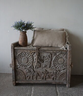 Rene Houtman Himalaya Oud Houten Kist | India | H58,5 x B85 x D40 cm