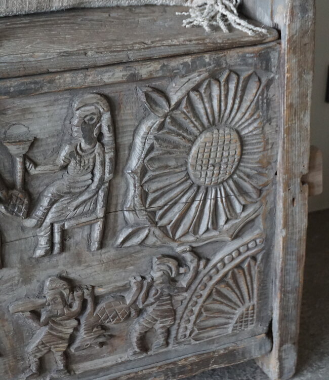 Rene Houtman Himalaya Oud Houten Kist | India | H58,5 x B85 x D40 cm