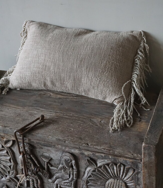 Aura Peeperkorn Linnen Kussen Lynn | Beige | 30 x 50 cm