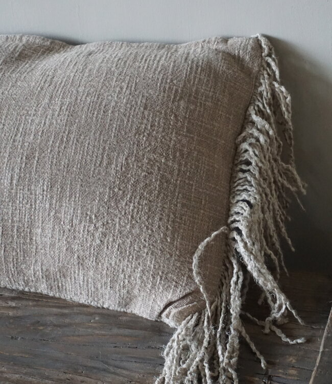 Aura Peeperkorn Linnen Kussen Lynn | Beige | 30 x 50 cm