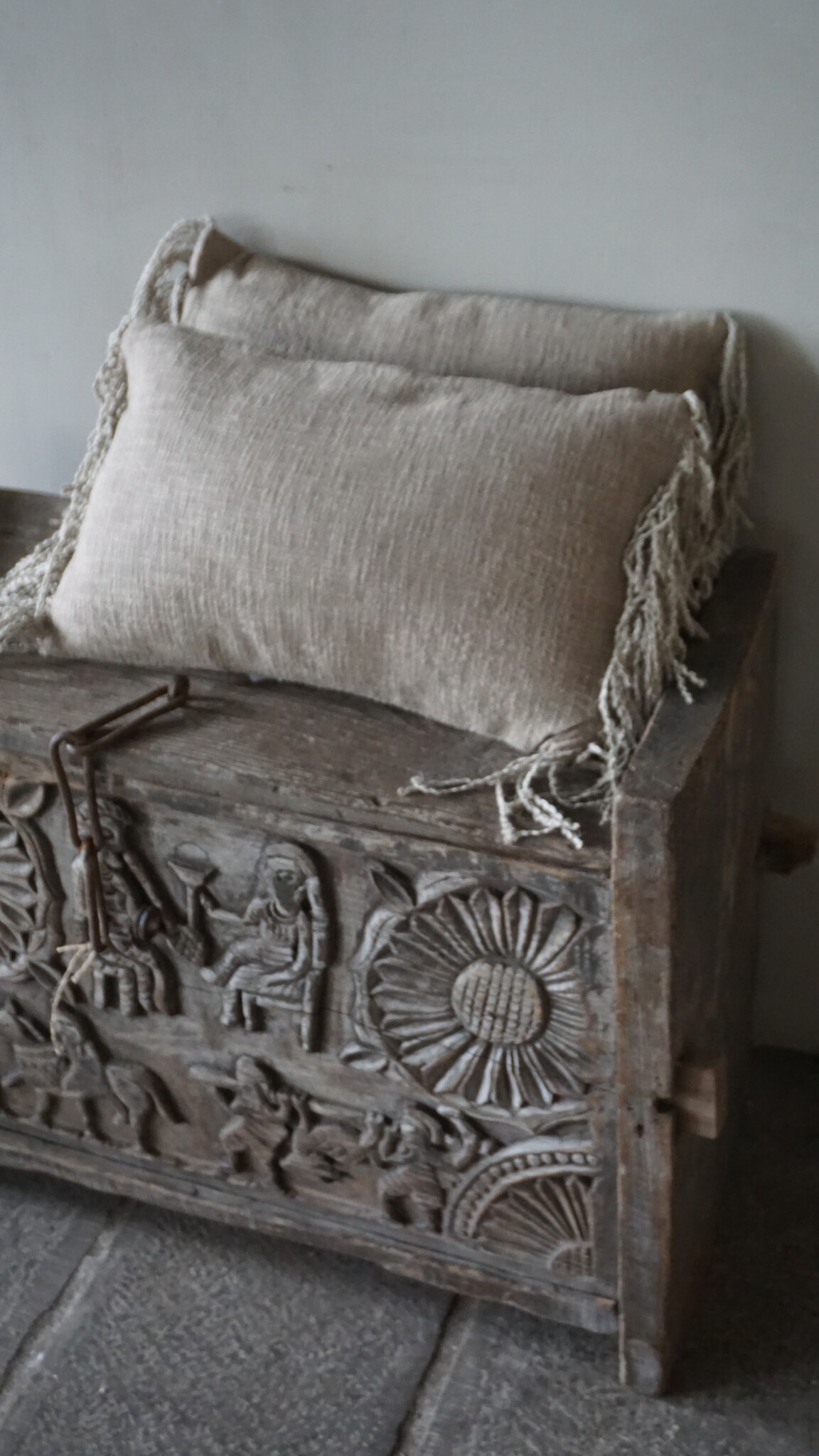 Aura Peeperkorn Linnen Kussen Lynn | Beige | 30 x 50 cm