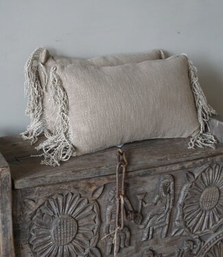 Aura Peeperkorn Linnen Kussen Lynn | Beige | 30 x 50 cm