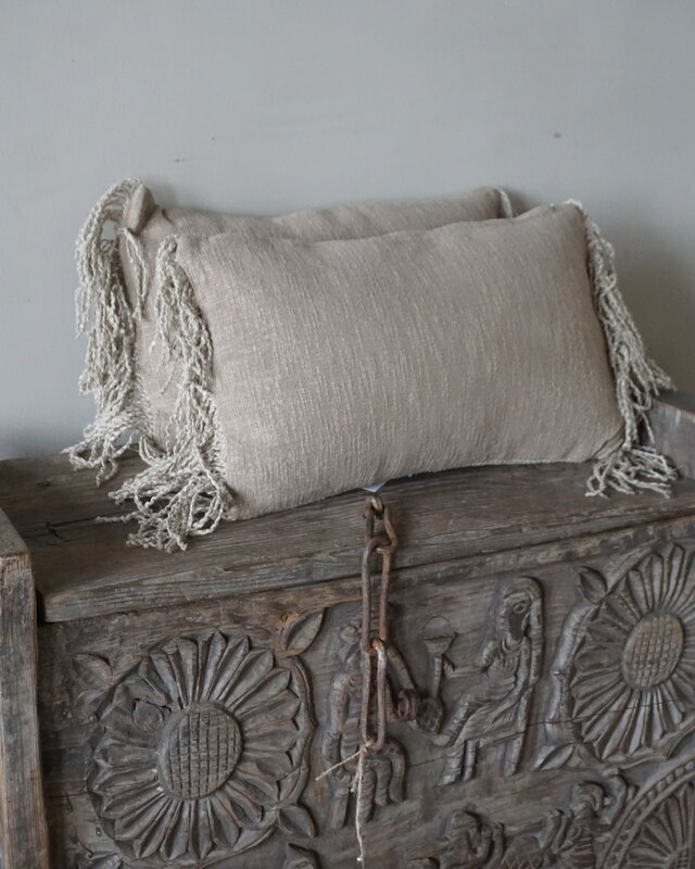 Aura Peeperkorn Linnen Kussen Lynn | Beige | 30 x 50 cm