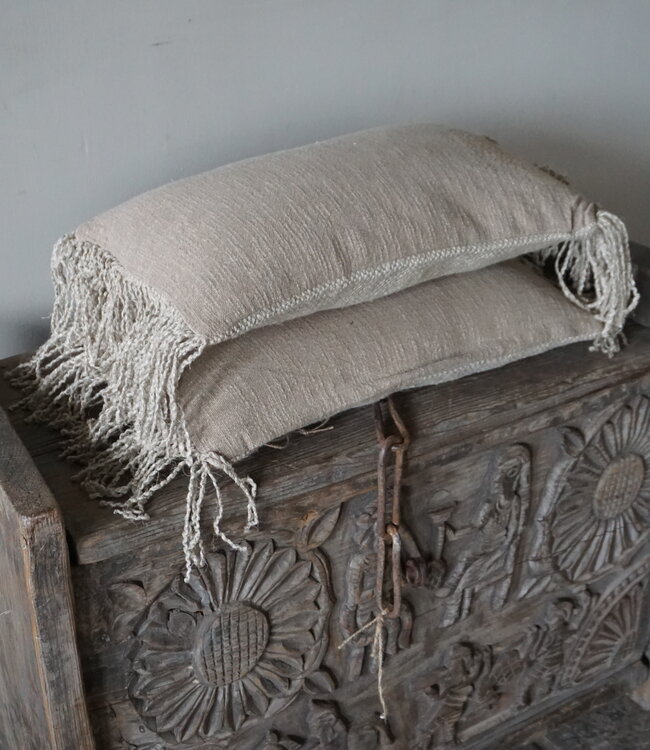 Aura Peeperkorn Linnen Kussen Lynn | Beige | 30 x 50 cm