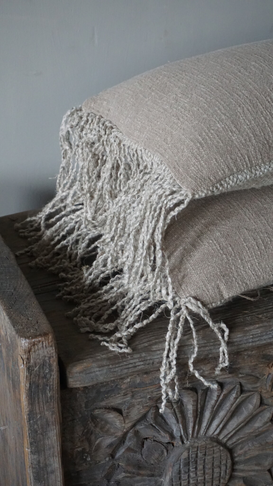 Aura Peeperkorn Linnen Kussen Lynn | Beige | 30 x 50 cm
