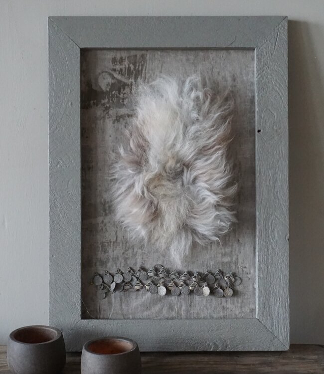 Rene Houtman Kalkdoek | Schapenvachtje | H53 x B39 cm