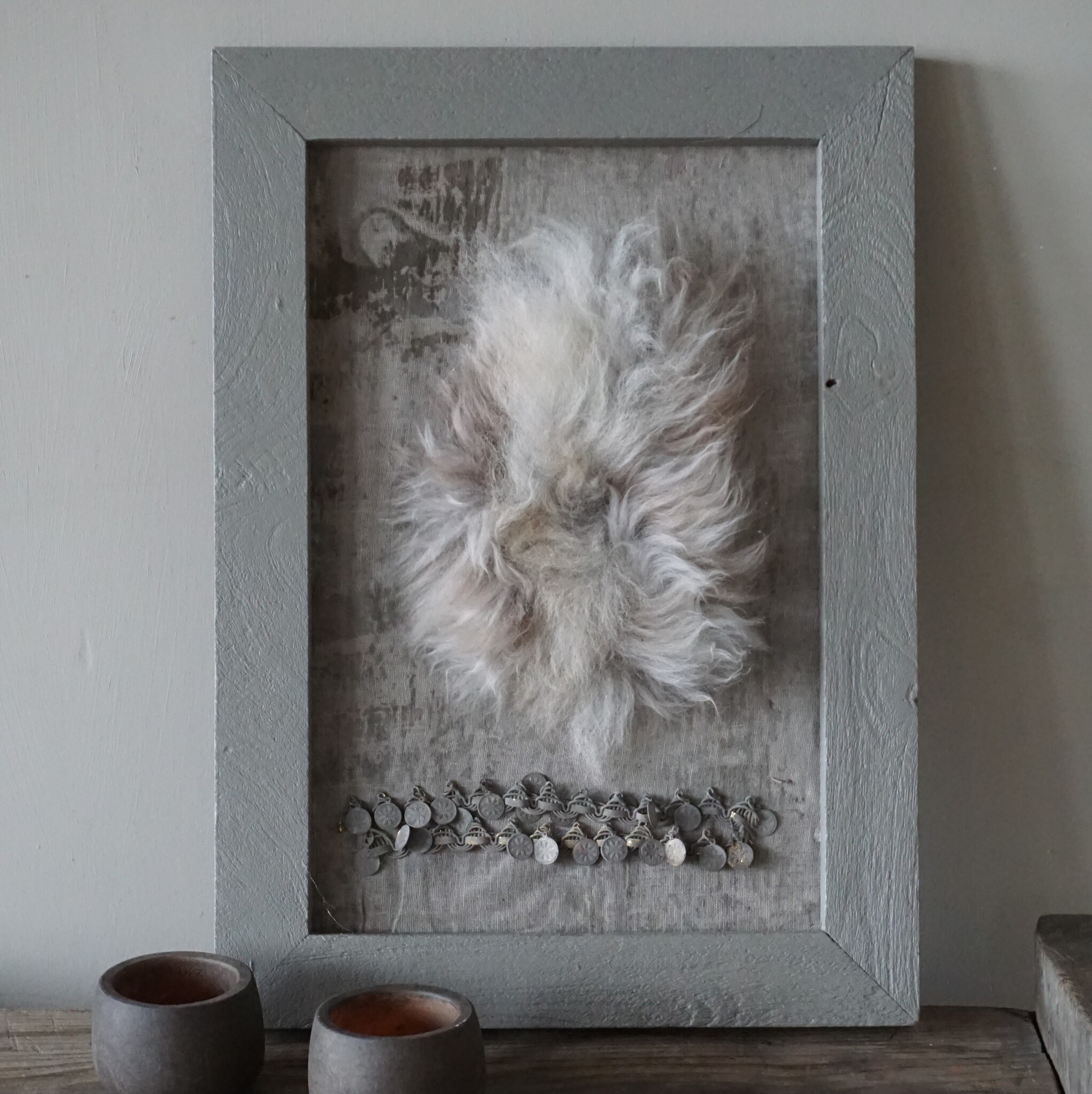Rene Houtman Kalkdoek | Schapenvachtje | H53 x B39 cm