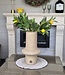 Brynxz Vaas Cylinder Edge | Majestic Taupe | H37xD23 cm