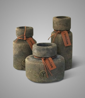 Brynxz Set Van 3 Stenen Potten | Majestic Brown