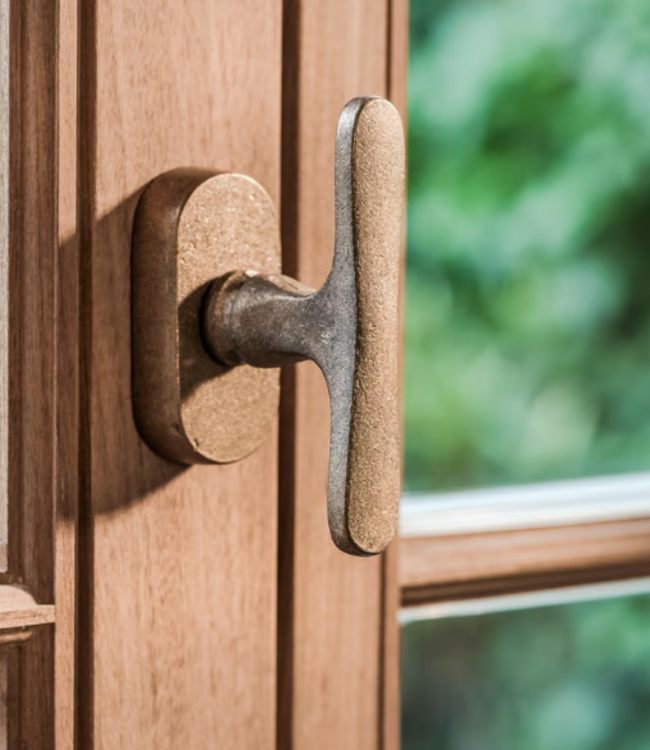 Dauby STUK RAAMKLINK PHT"T" /32 RUW BRONS (RB)