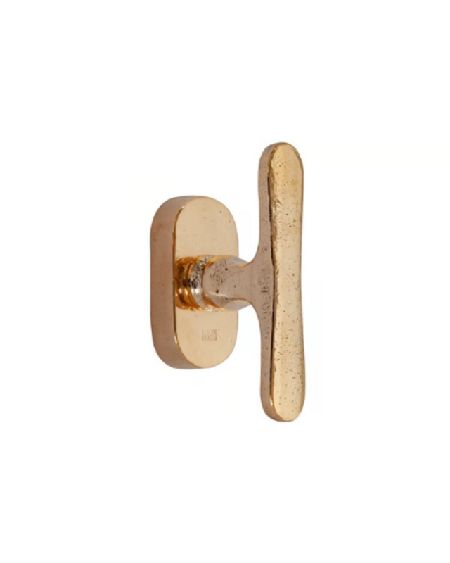 Dauby STUK RAAMKLINK PHT"T" /32 RUW BRONS GEPOLIJST (RBP)