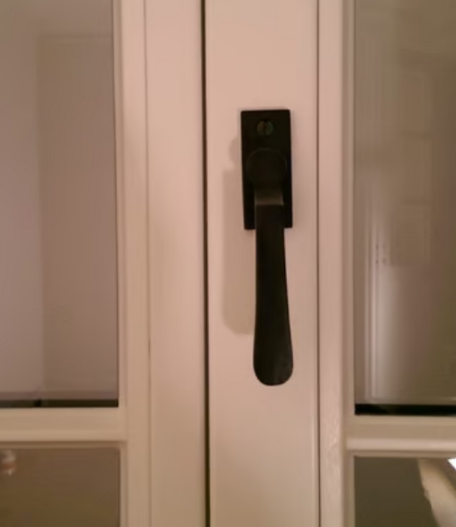 Dauby STUK RAAMKLINK "PH SYLT" VEROUDERD IJZER - ZWART (VO)