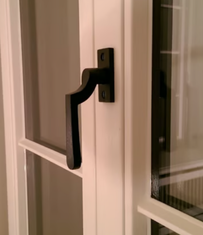 Dauby STUK RAAMKLINK "PH SYLT" VEROUDERD IJZER - ZWART (VO)