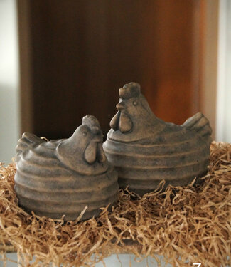 Brynxz Kip Met Strepen L | Steen | Majestic Brown