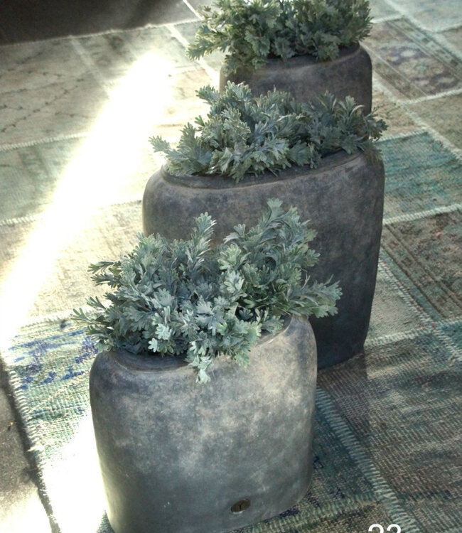 Brynxz Plantenbak Ovaal Grande | Ancient Earth | H45xB30xD16 cm