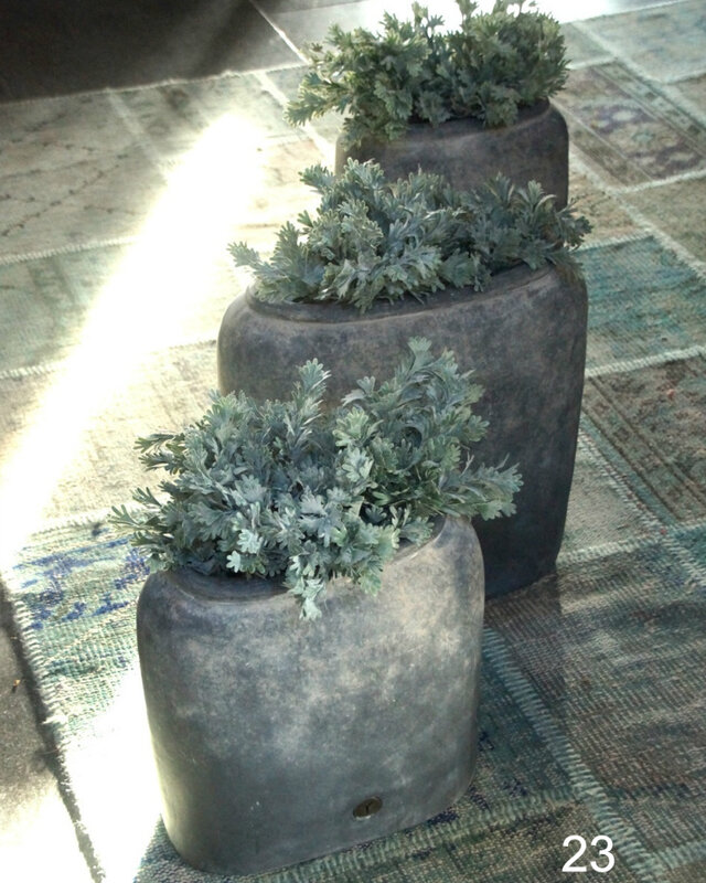 Brynxz Plantenbak Ovaal Grande | Ancient Earth | H45xB44xD16 cm