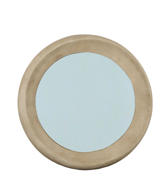 PTMD Noam Ronde Spiegel S | Mangohout | D70 cm
