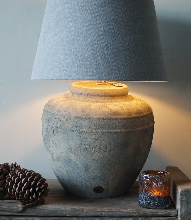 Brynxz Lampenvoet Steen Met Strepen | Rustic | H33xD35 cm