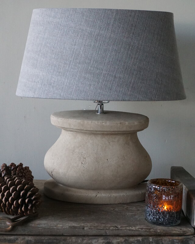 Brynxz Lampenvoet Ovaal | Majestic Taupe | 30x17x26 cm
