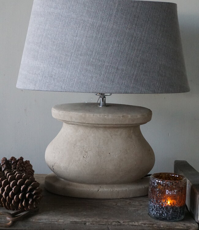 Brynxz Lampenvoet Ovaal | Majestic Taupe | 30x17x26 cm
