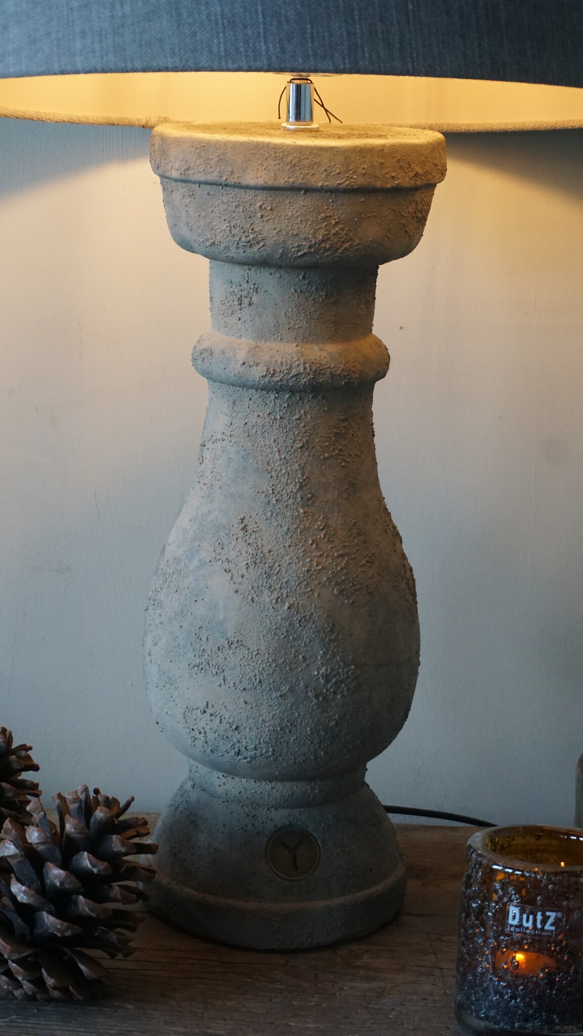 Brynxz Baluster Lampenvoet | Large | Rustic | H45 x D16 cm