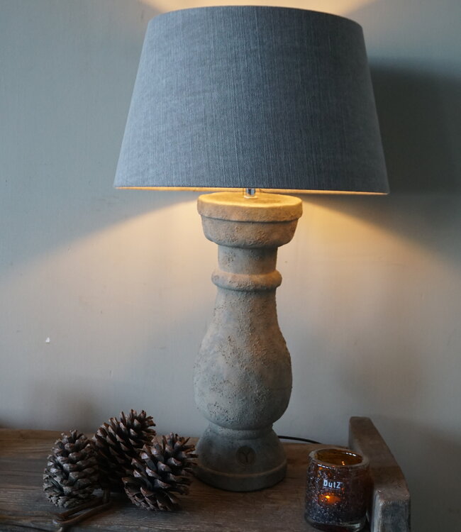 Brynxz Baluster Lampenvoet | Large | Rustic | H45 x D16 cm
