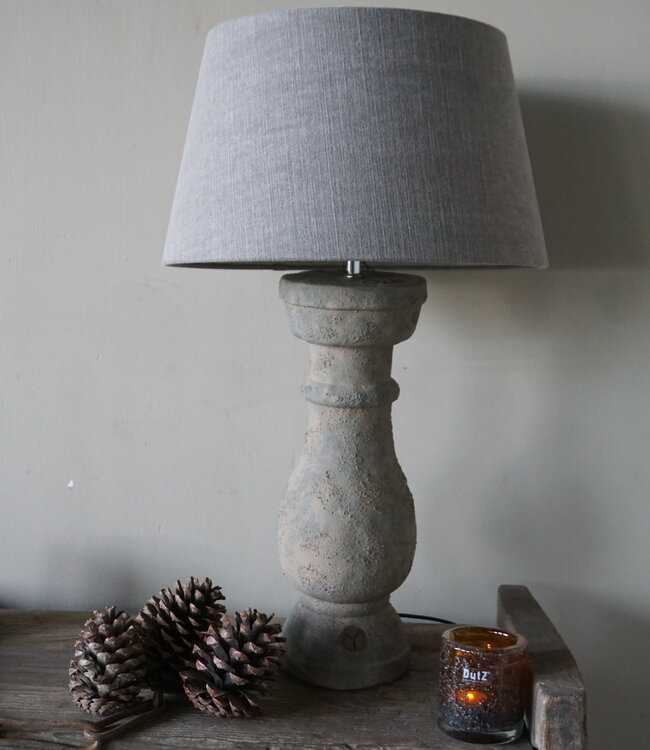 Brynxz Baluster Lampenvoet | Large | Rustic | H45 x D16 cm