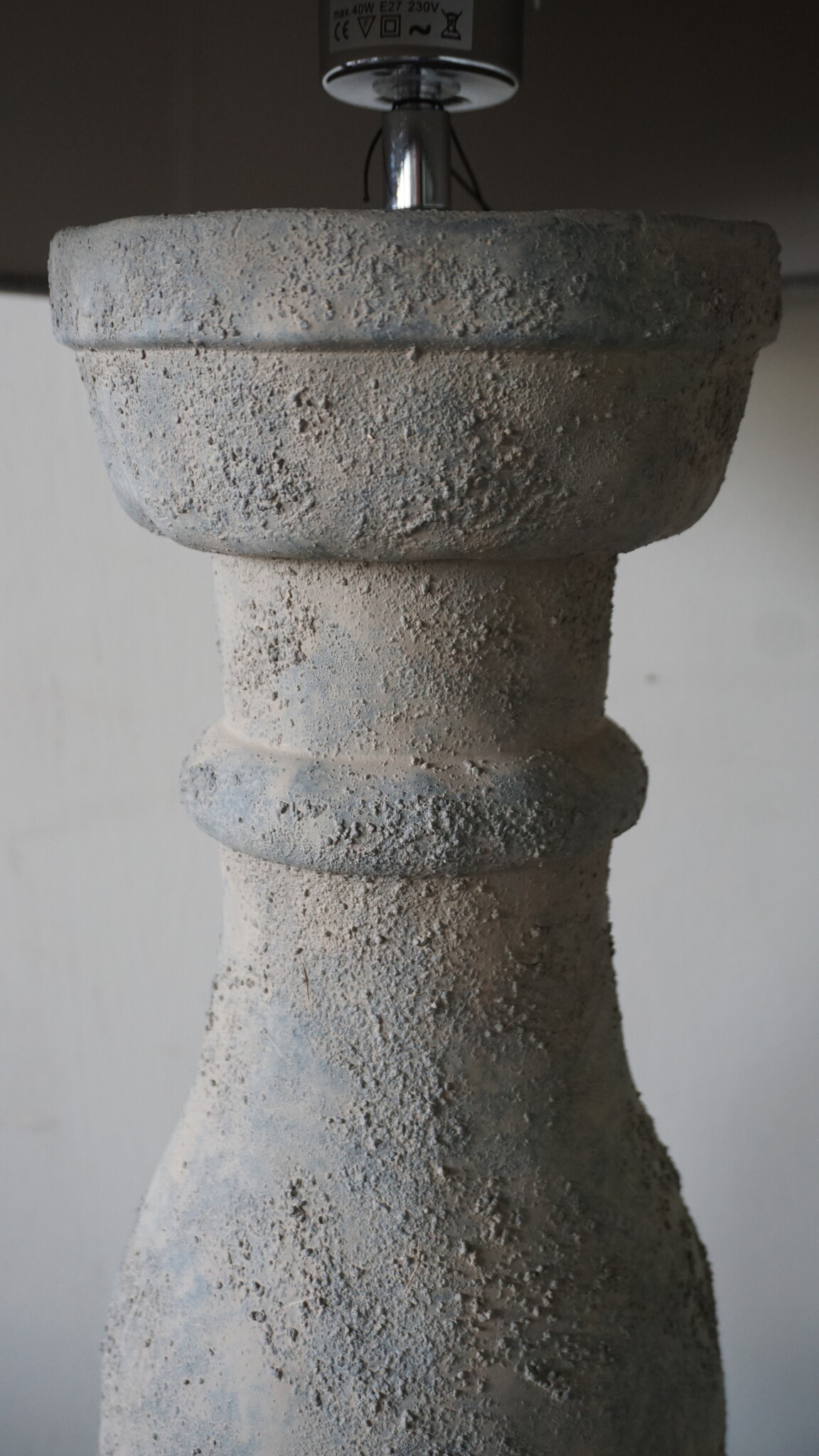 Brynxz Baluster Lampenvoet | Large | Rustic | H45 x D16 cm