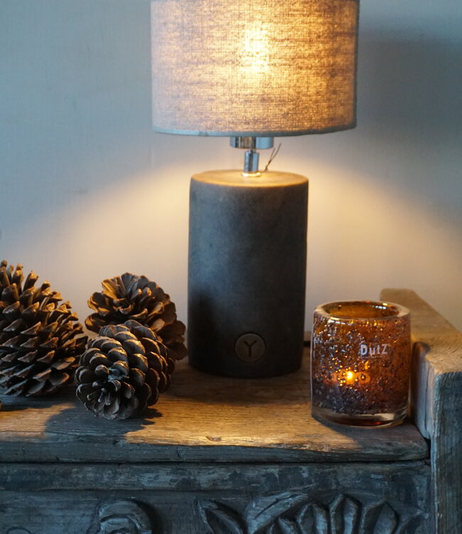 Brynxz Lampenvoet Cylinder | Majestic Brown | H30xD12 cm