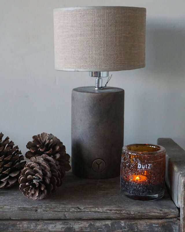 Brynxz Lampenvoet Cylinder | Majestic Brown | H30xD12 cm